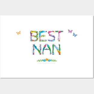 Best Nan - tropical wordart Posters and Art